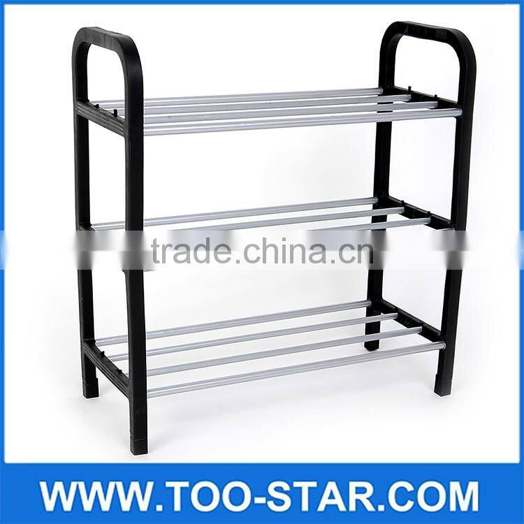 New 4 Tier steel storage shoe rack hanger Anti-corrosive steel tube The original plastic Easy installation DIY stand for shoes