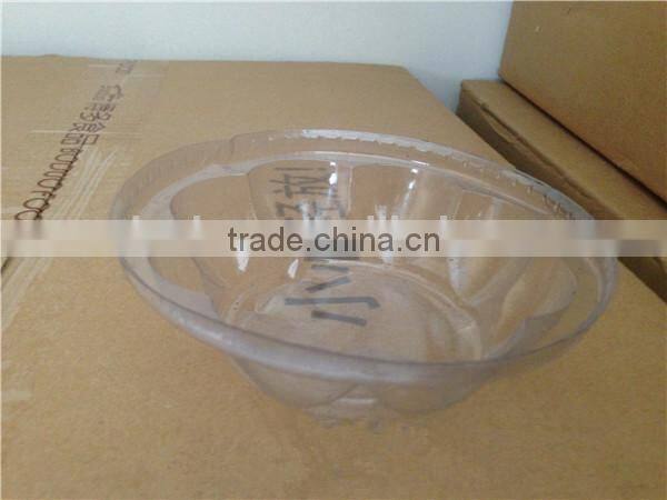 plastic domed lid for paper bowl