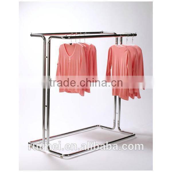 Multi-layer clothing store display design