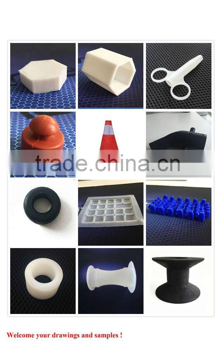 Custom extruded hydraulic oil lip silicone rubber seal