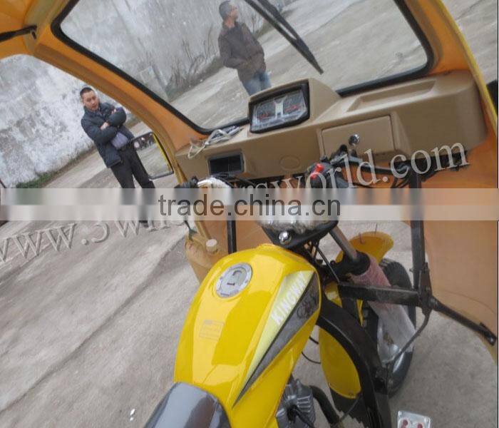 China used cargo bike /three wheel motorcycle for sale/ cargo tricycle with cabin