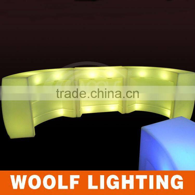 24-48pcs RGB Nightclub Used Rechargeable LED Lighting Bar Counter Bar Furniture