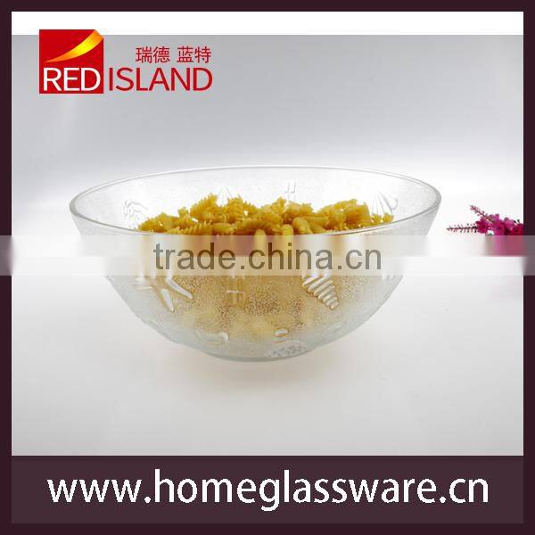 large glass salad bowl soup bowl fruit bowl