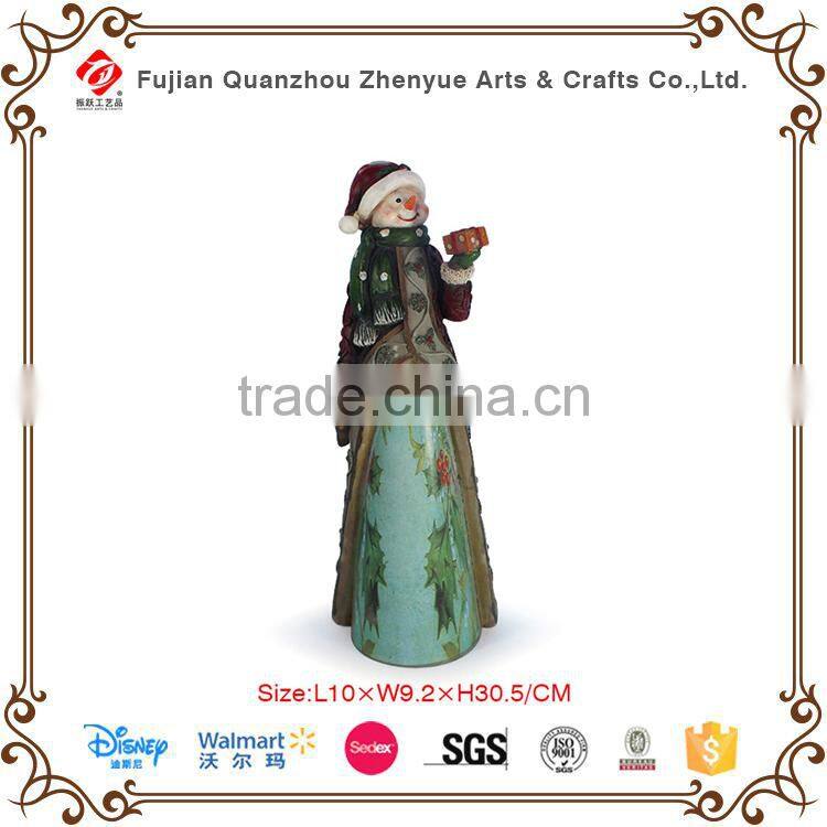 2015 indoor decoration resin santa claus statues
