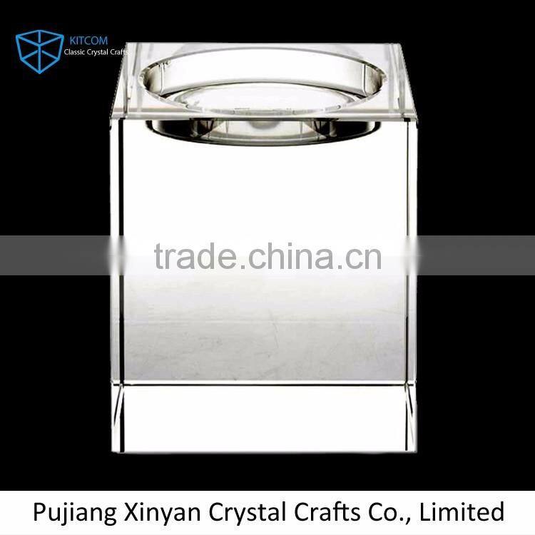 New Arrival superior quality crystal tree candle holder with different size