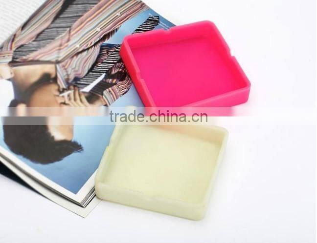 Colored silcone ashtray