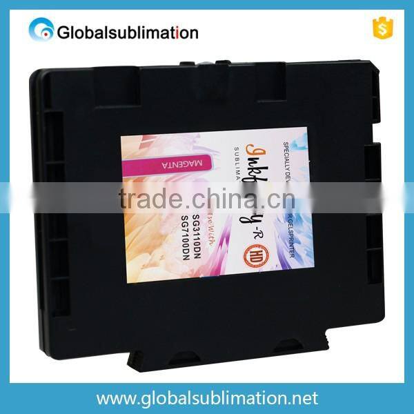 Ink cartridge for Ricon SG3110 pinter for sublimation use