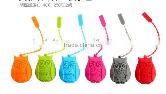 CY166 Owl Tea Infuser Adjustable Silicone Loose Leaf Tea Strainers