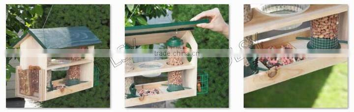 Outdoor Large Hanging Bird Feeder , Multifunction Bird Feeder Station