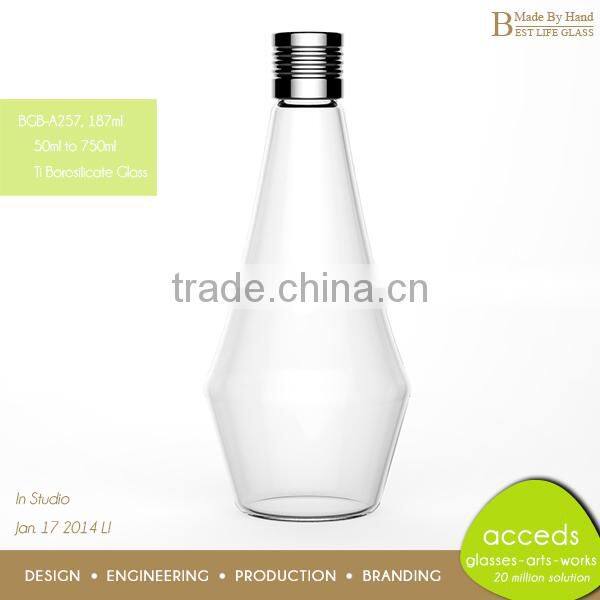 Fancy Summer Promotion With Screw Top Beer Glass Bottles