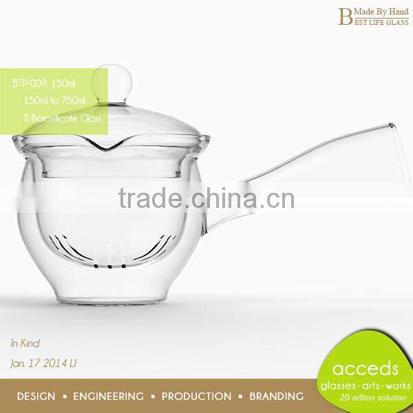 Dishwasher Safe Cheap Glass Coffee Pot With Tea Strainer