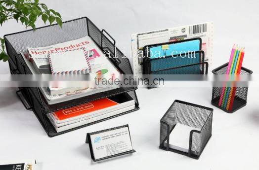 Office Supplies Promotion Gifts Metal Wire Mesh Stationery Set