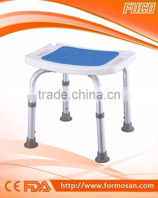 DELUXE PORTABLE FOLDING Bath safety shower chair with backrest and EVA padded seat hot sale in Japan