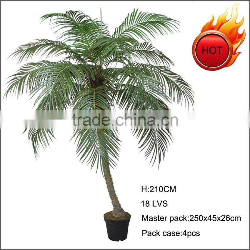 Hot sale 7ft high artificial phoenix tree