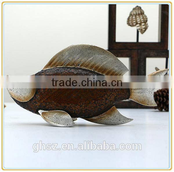 Custom popular vintage resin crane garden statue decor