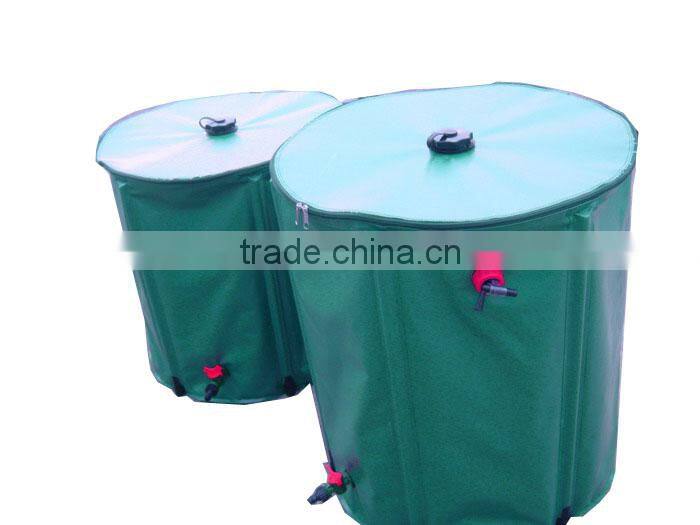 collapsible heavy duty PVC garden rain water tank system