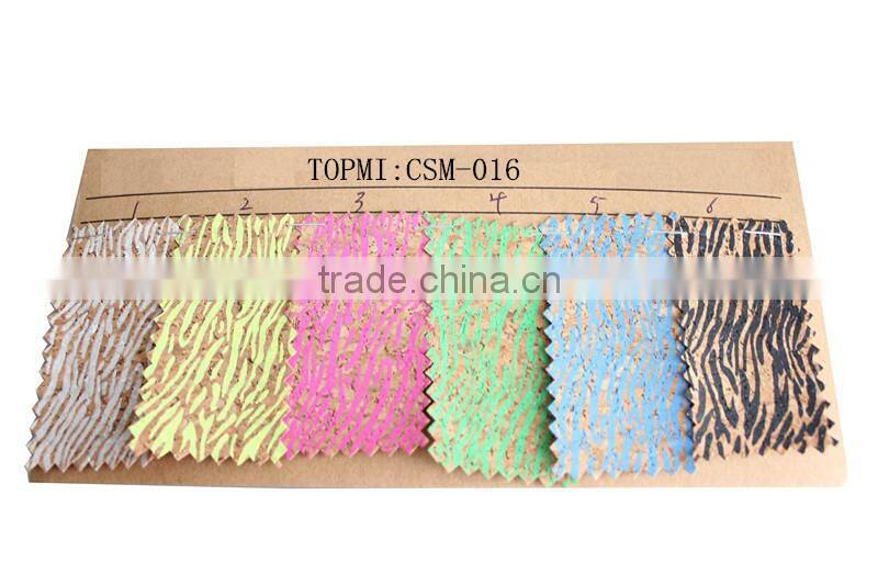 popular cork leather raw material for shoe heel
