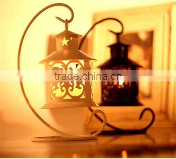 Metal antique birdcage candle holder