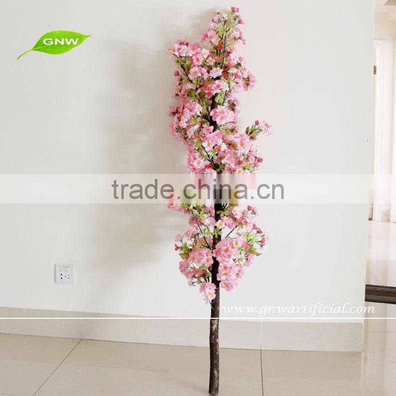 GNW artificial tree wood branches and leaves cherry blossom tree for wedding decoration