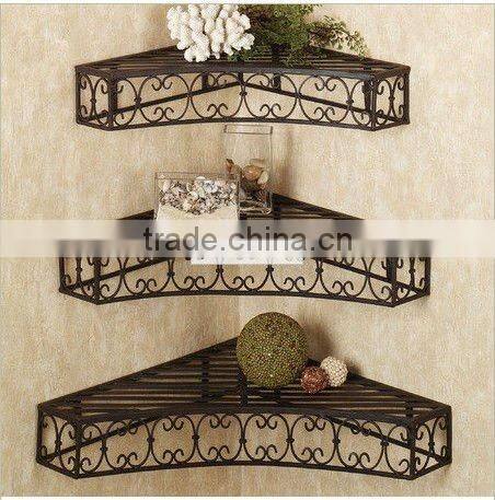 metal wall bathroom wall corner shelf