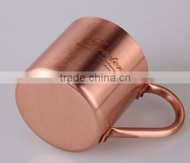 Manufacturer high quality moscow mule mug pure copper mug