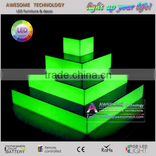 modern wedding stand LED decorative cake stand