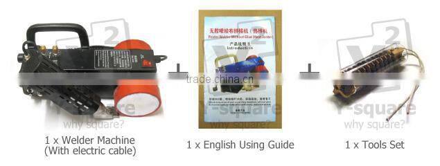 Guangzhou automatic hot air banner welder for heat jointing