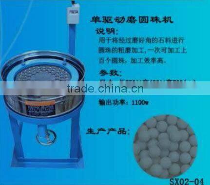 adjustable speed gem stone round beads grinding machine, stone round beads fine chamfering machine