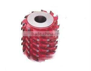 Multi-cutter head cutter for moulder