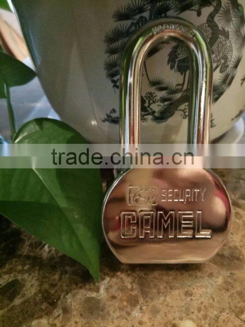High Quality Solid Hardened Stainless steel master lock padlock with Chromed Finished