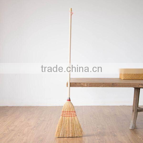 long wood handle grass sweeper
