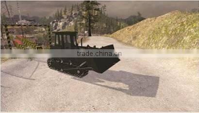 32 inch LED screen bulldozer training simulator