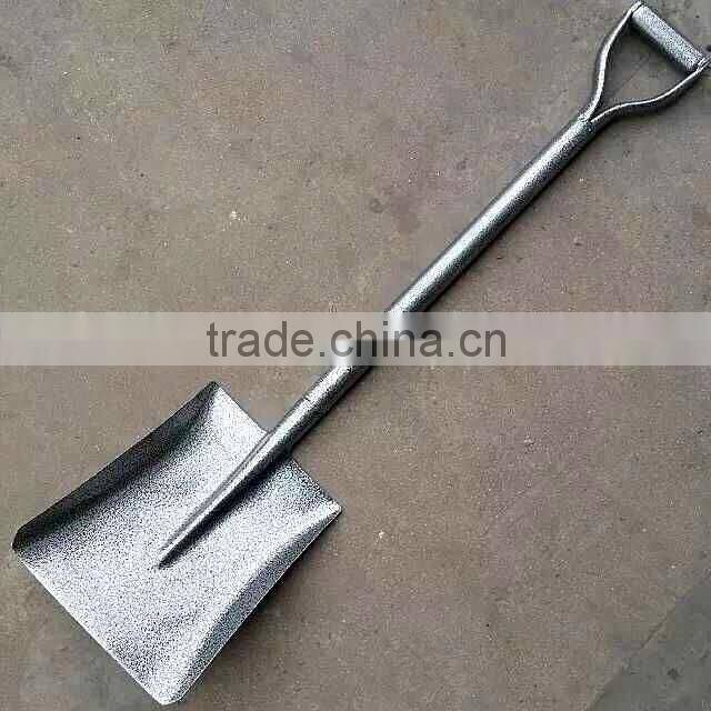 Hot Sale All Steel Square Shovel with Steel Handle