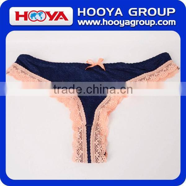 95%Polyester And 5% Spandex Free Panties Sample Lace Panties New Model Lady Panties