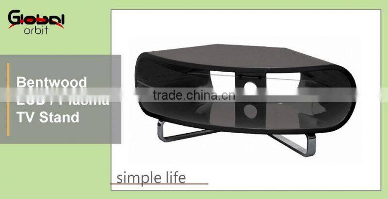 Simple design metal legs for wooden dock holder TV monitor riser stand