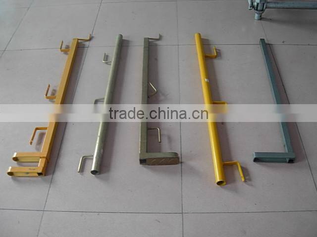 Steel Adjustable safety parapets for construction