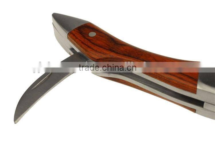 2015 new barman helper wine opener corkscrew with wood handle