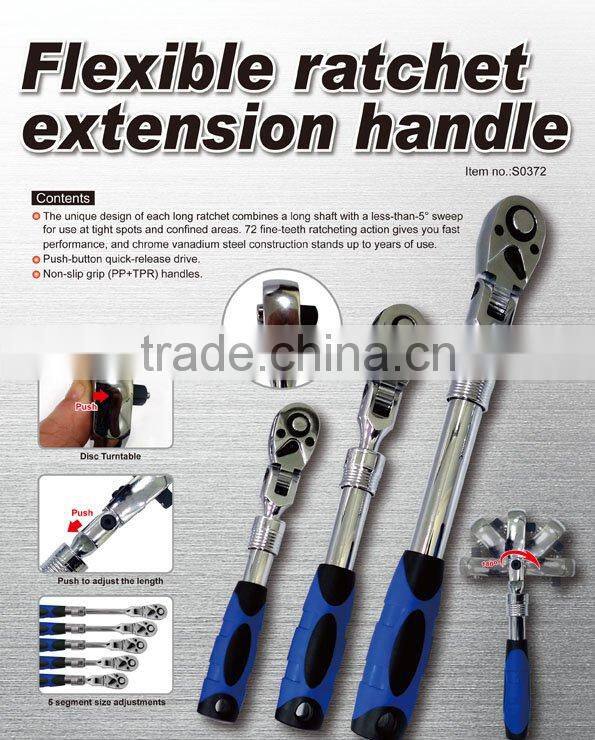 Adjustable ratchet handle