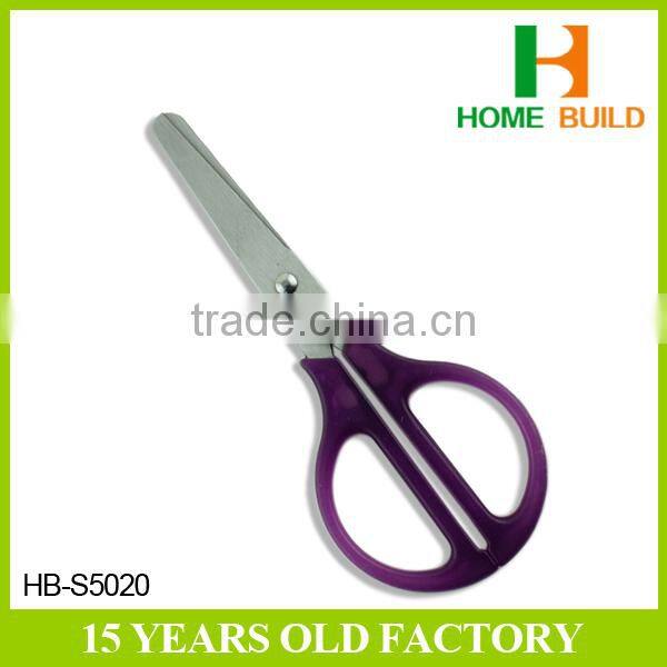 Factory price HB-S5020 5'' students round handle scissors