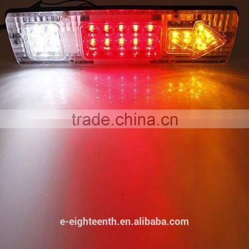 2016 new 12V 24V LED light Rear Turn Signal Truck Trailer Caravan Led Trailer Tail Lights Stop Rear Tail Indicator Light