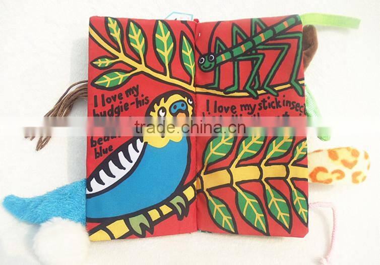 Development Toys Baby Kids Toddler Intelligence Educational Pets Tails Cloth Book Girl Boy