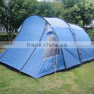 waterproof windproof one living room one bedroom with vestview 3-4 persons camping tent