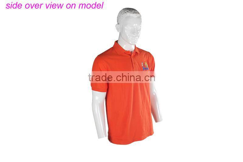 Knitted Cotton Turn-down Collar Slit Lower Hem Casual Custom-built Open-necked Shirts