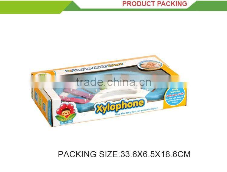 Intelligence musical instrument cartoon mini xylophone for baby