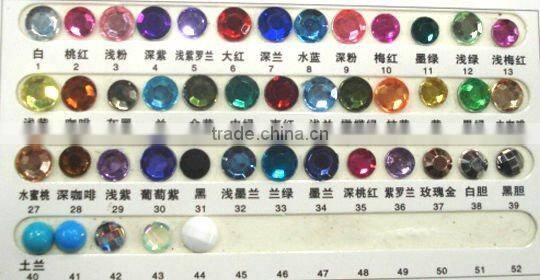 22MM Clear Acrylic hinestones HYL06919