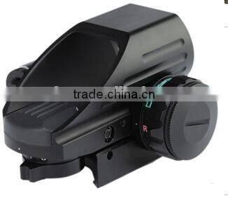 Erains TAC Optics Tactical Reflex Sight with 4 variable red dot reticles scope with red laser sight attached