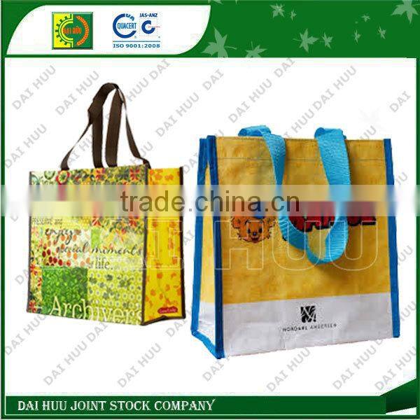 PP woven packaging bags with BOPP