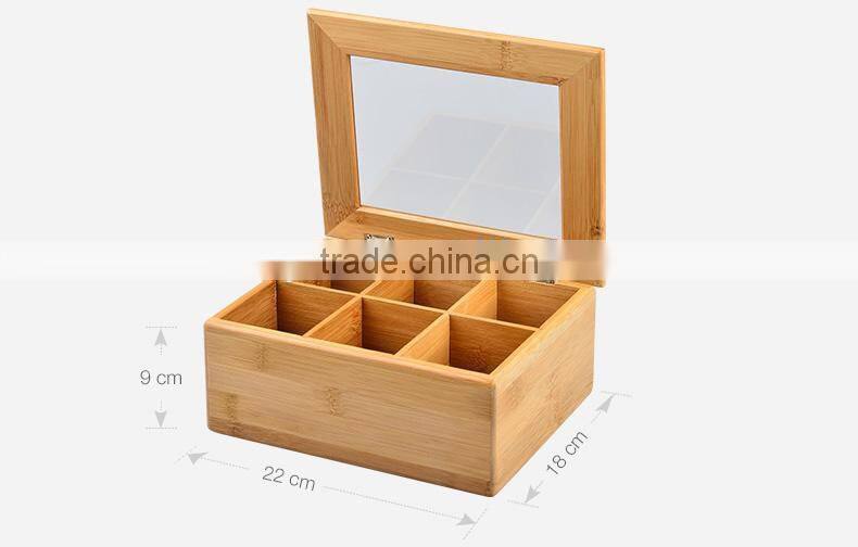 hot sell FSC bamboo tea box