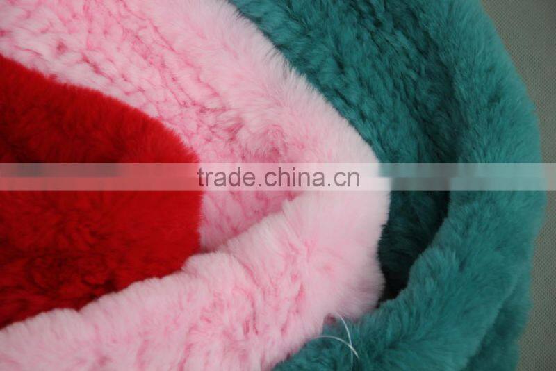 High Quality Knitted Rex-Rabbit Scarf