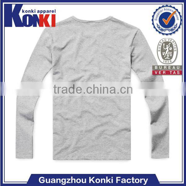 top brand 100% cotton men t shirts long sleeves